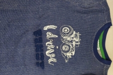 FENDT BLAUWE TRUI KIND ZONDER RITS 3-4J